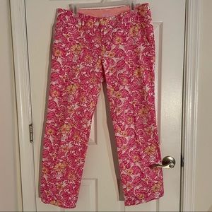 Lilly Pulitzer printed work pants